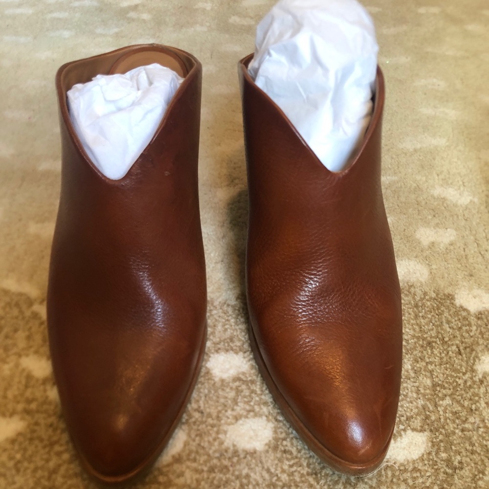 Frye Jane Mule Heel 7.5 Camel